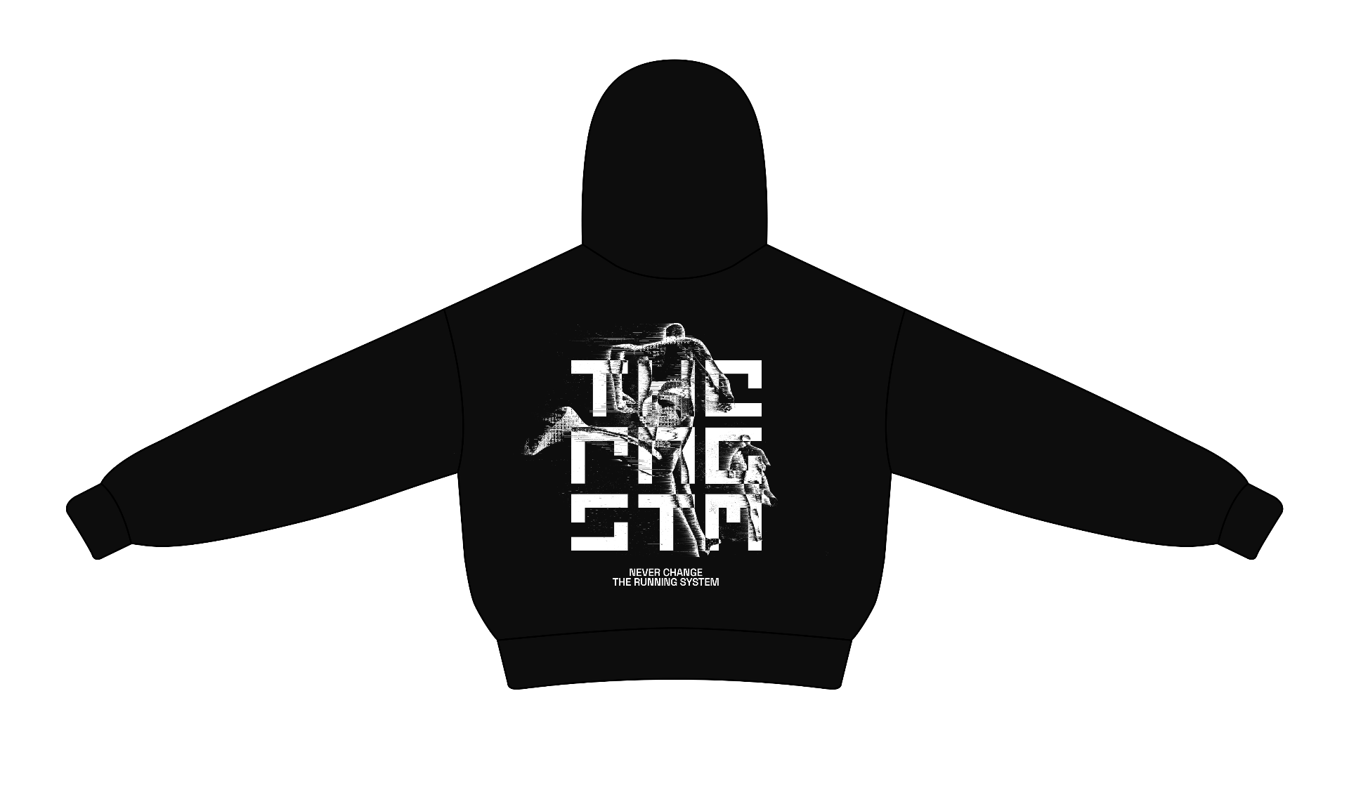 Hoodie – Glitch Print