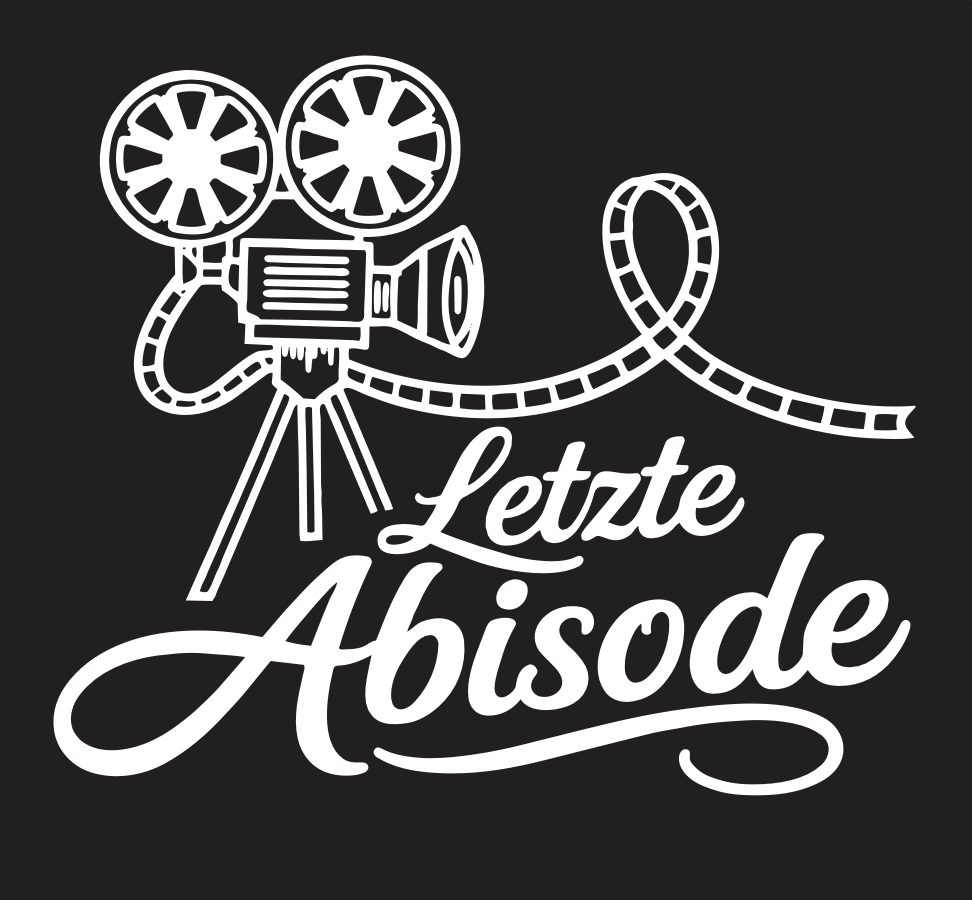 Letzte Abisode – Filmkamera Filmrolle Vintage Script Kino Serie Schwarz Weiß