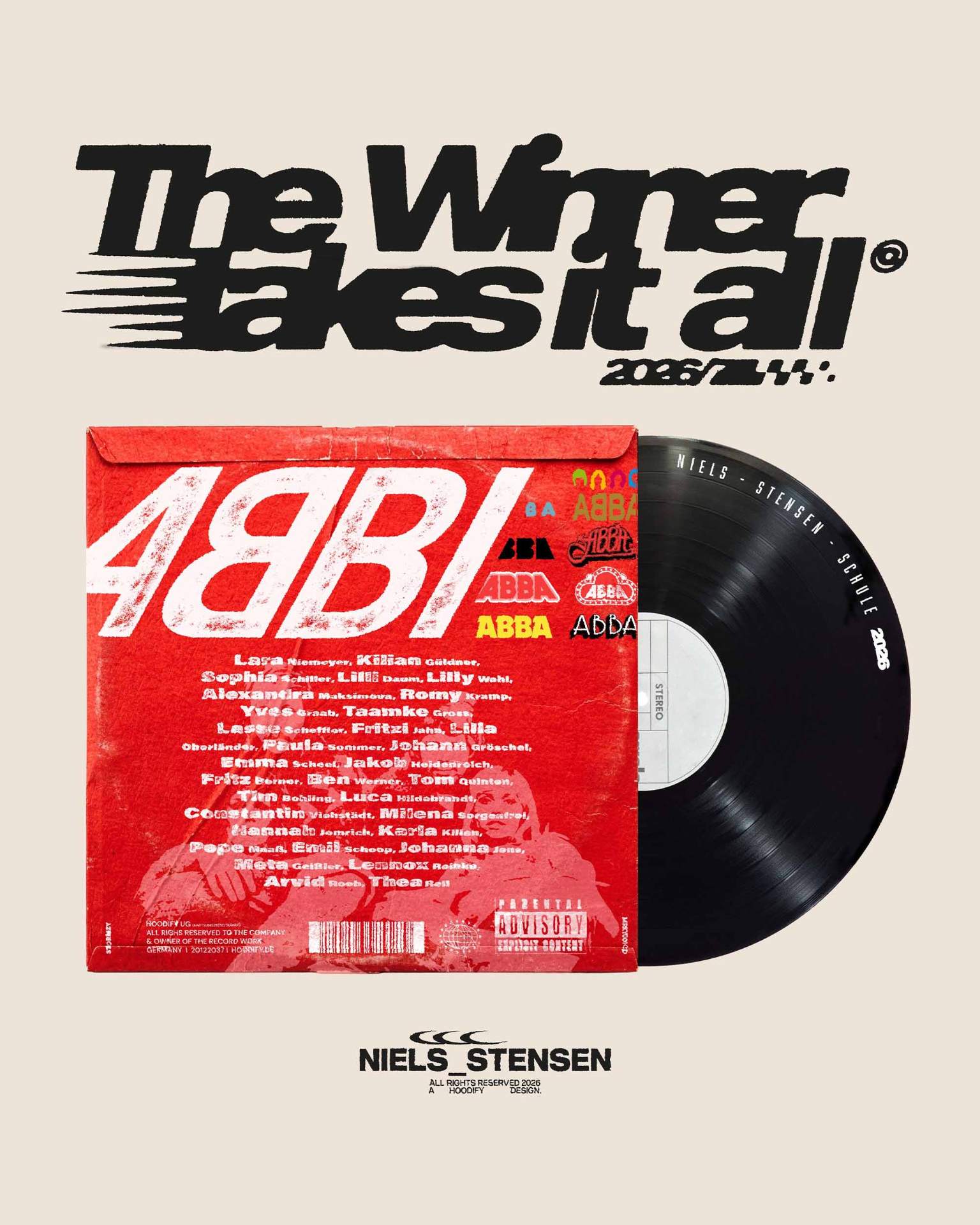 ABBI – The Winner Takes It All Vinyl Grunge