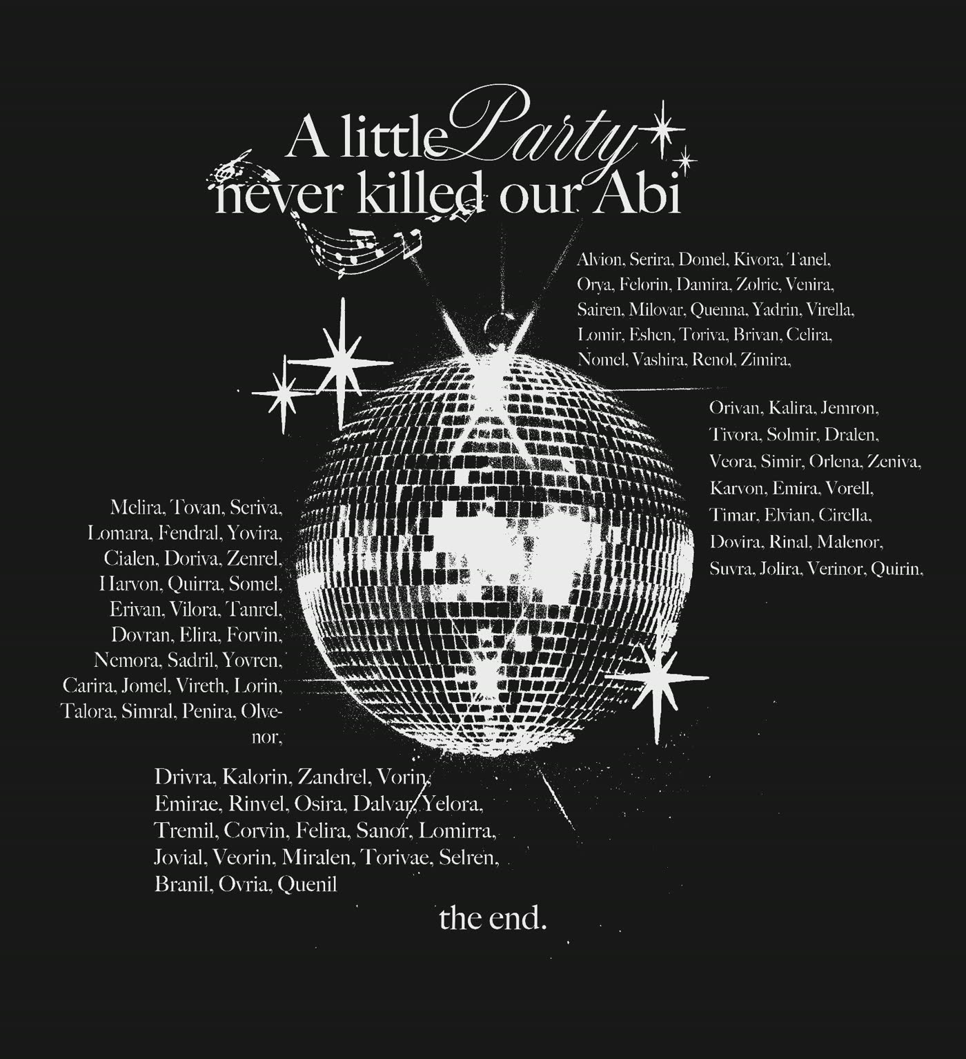 A Little Party – Discokugel Namen SW