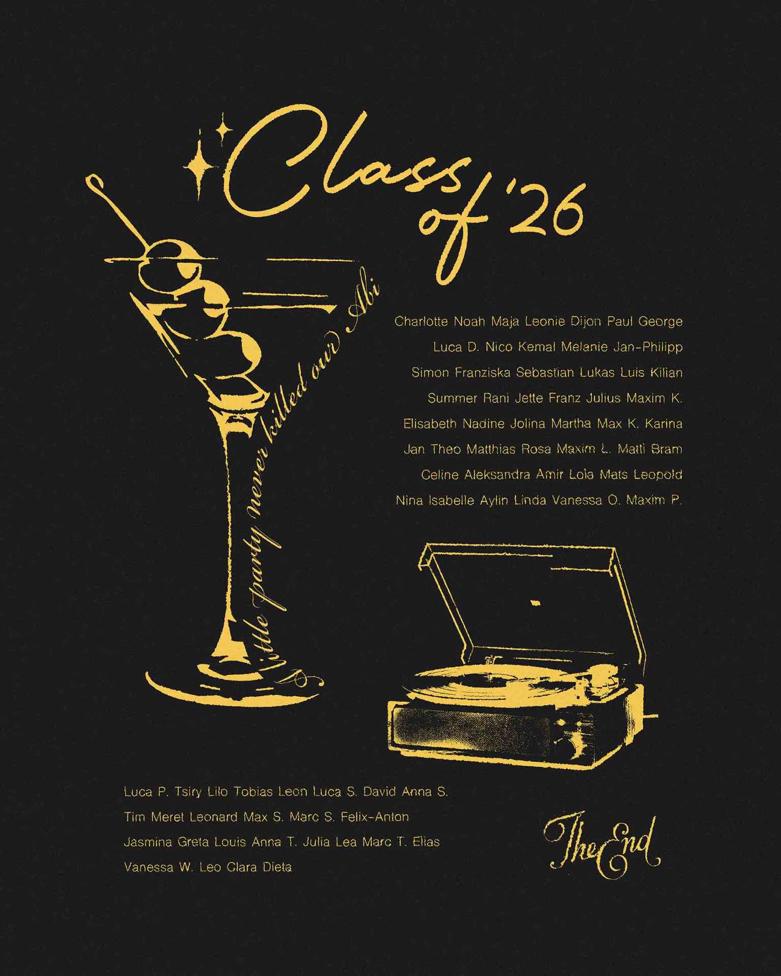 A Little Party – Class of '26 Turntable