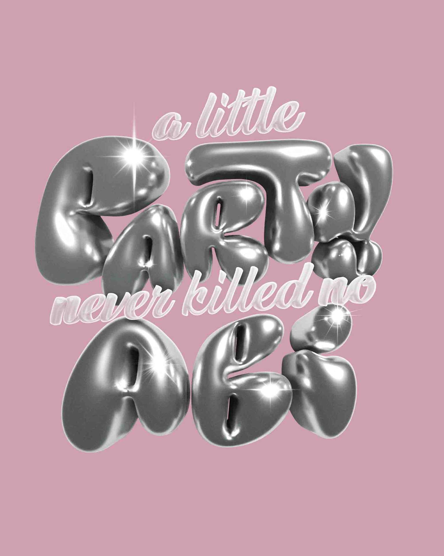 A Little Party – Chrome Balloons Pink