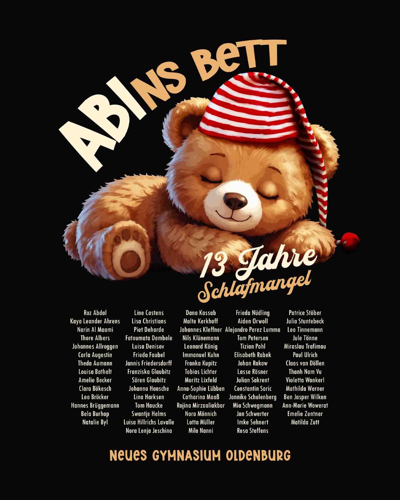 Ab ins Bett – 13 Jahre Schlafmangel Teddy
