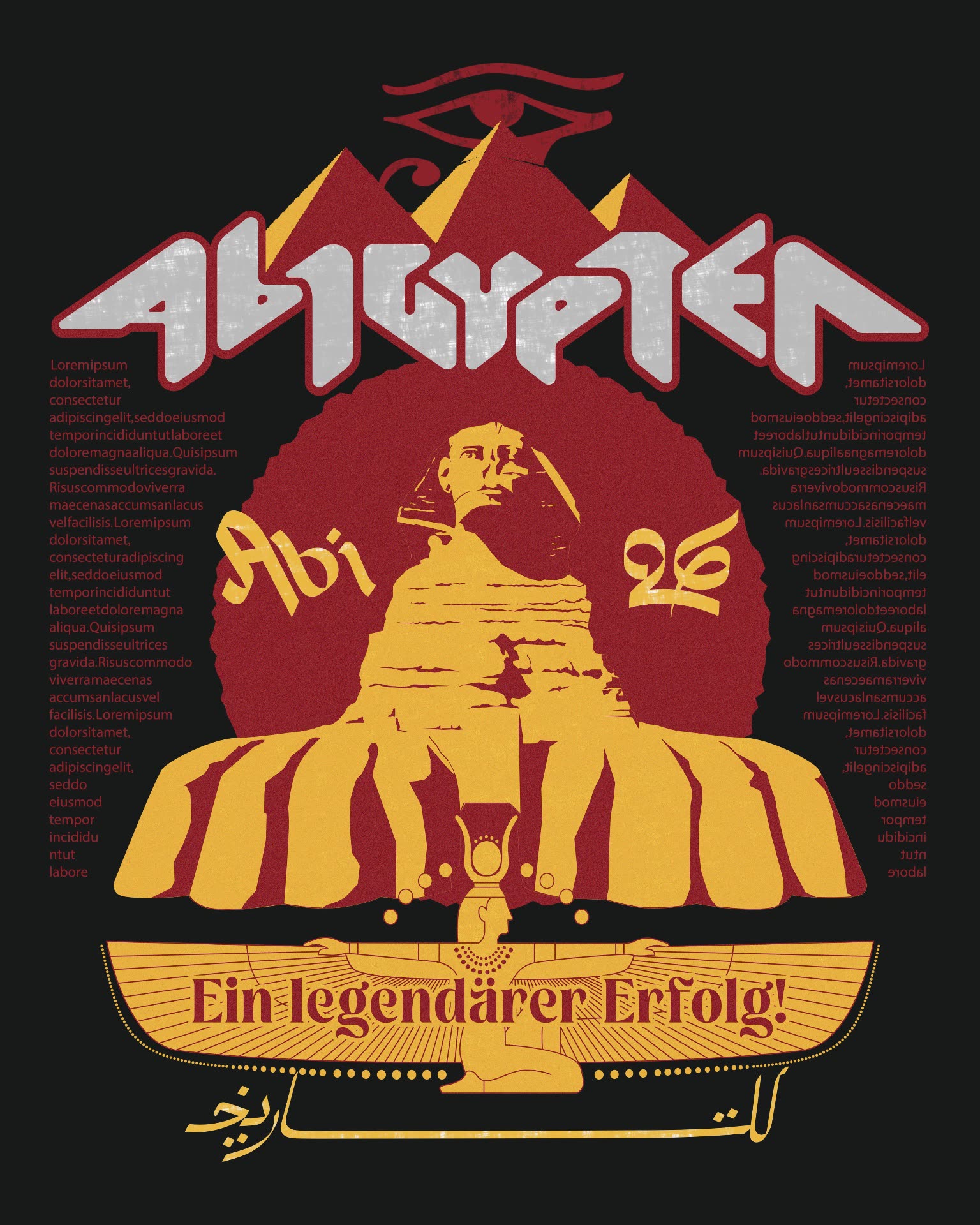 Abigypten – Sphinx Pyramiden Rot Gold Ein legendärer Erfolg