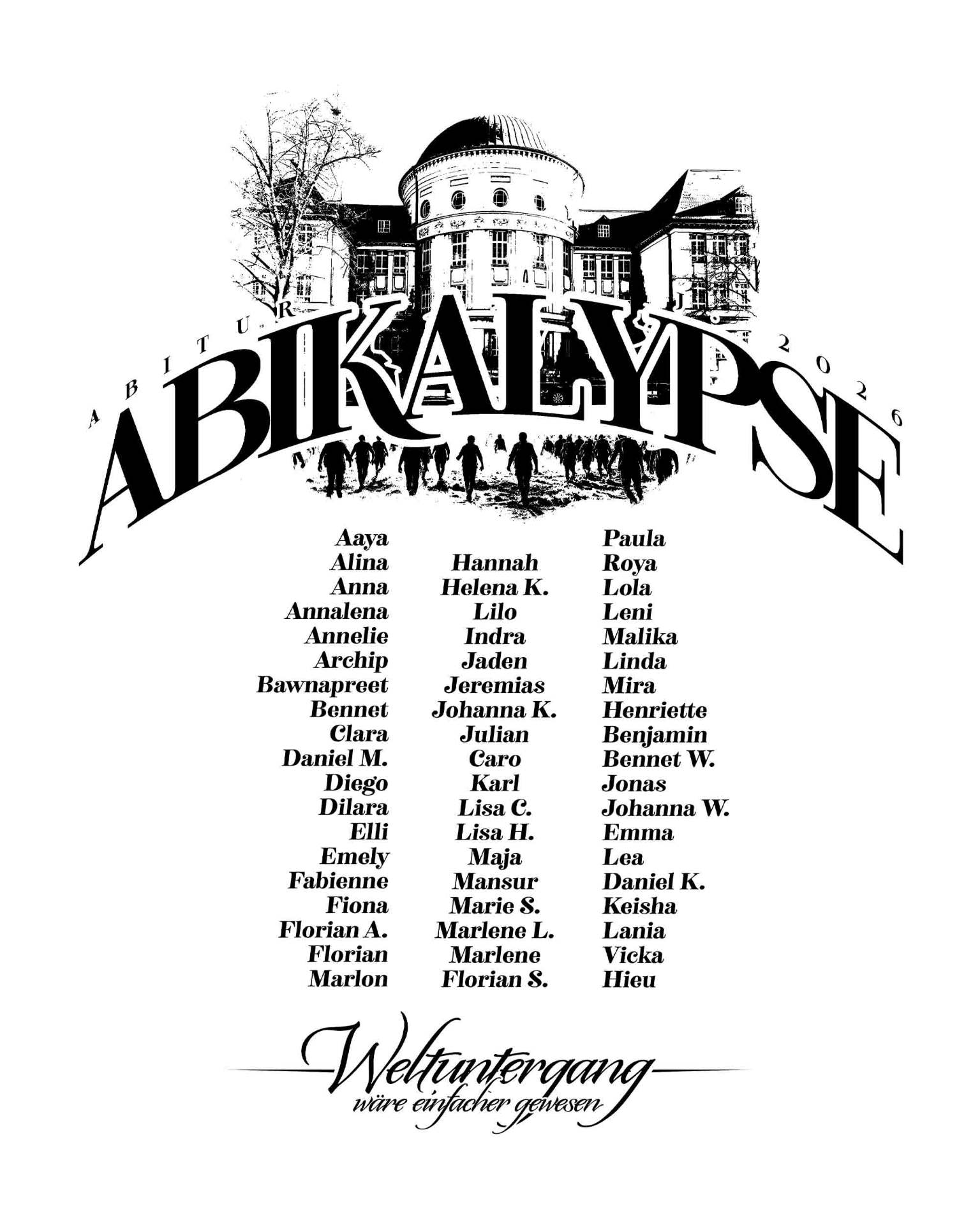 Abikalypse – Weltuntergang