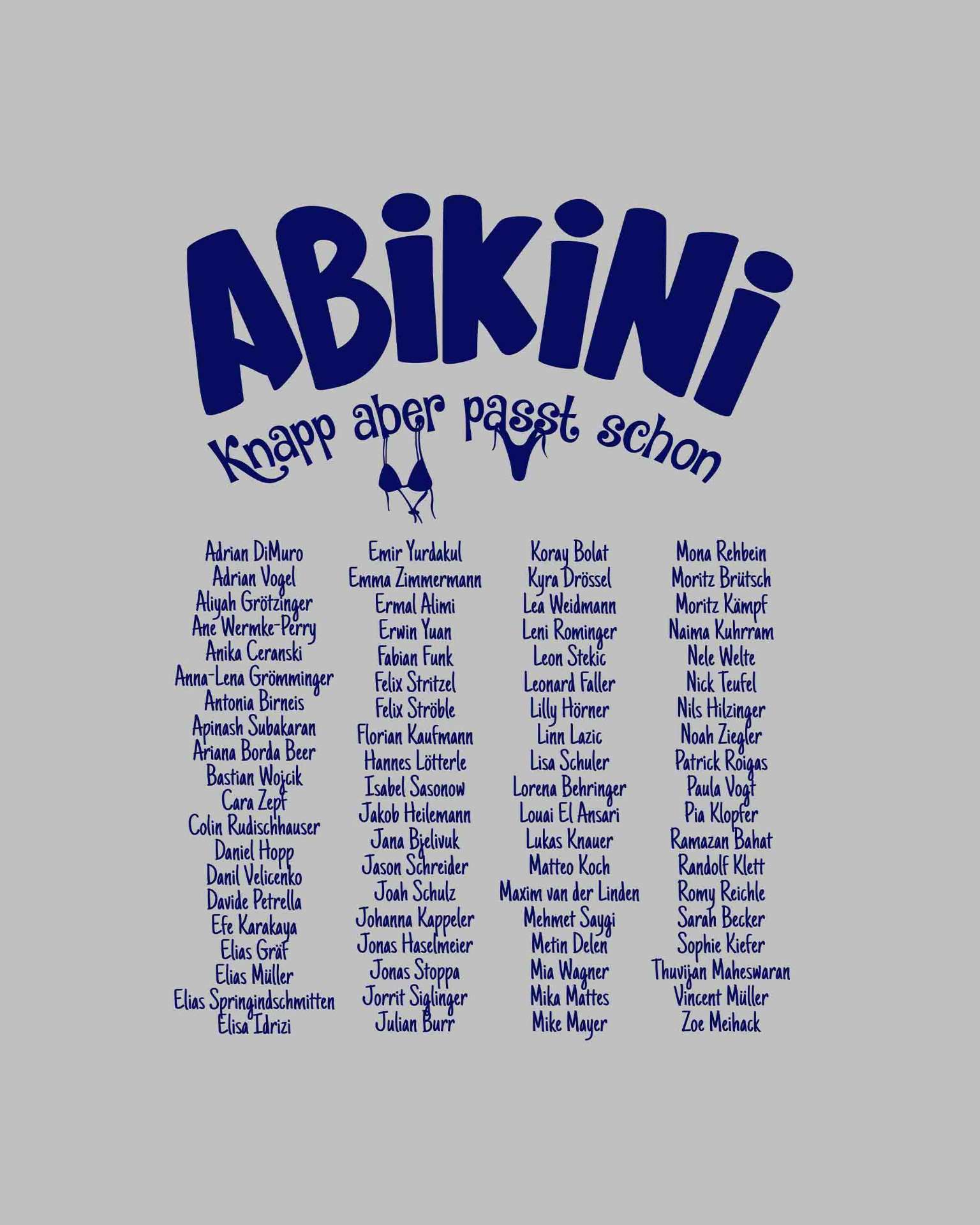 Abikini – Knapp aber passt