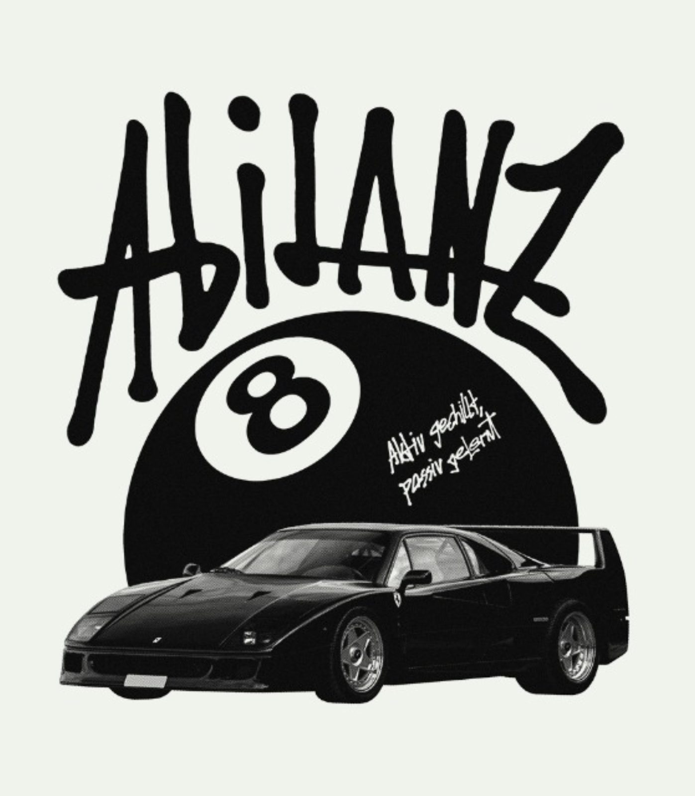Abilanz – 8-Ball Ferrari F40 Graffiti