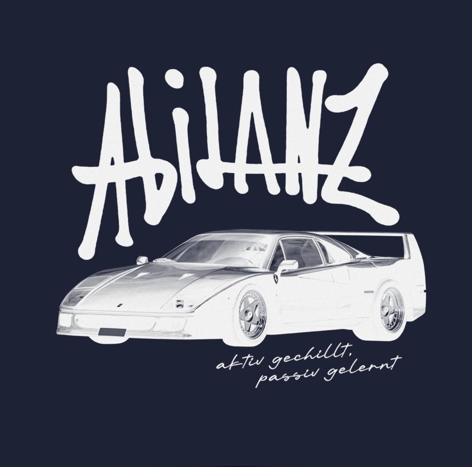 Abilanz – Ferrari F40 Navy Halftone