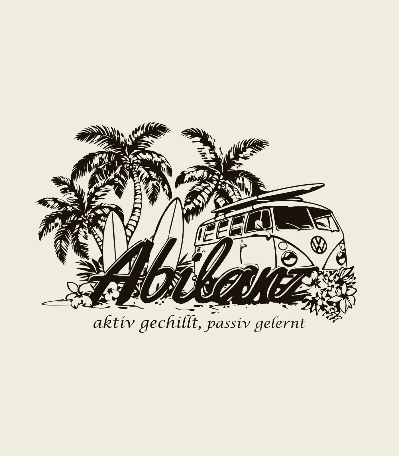 Abilanz – VW Bulli Palmen Mono