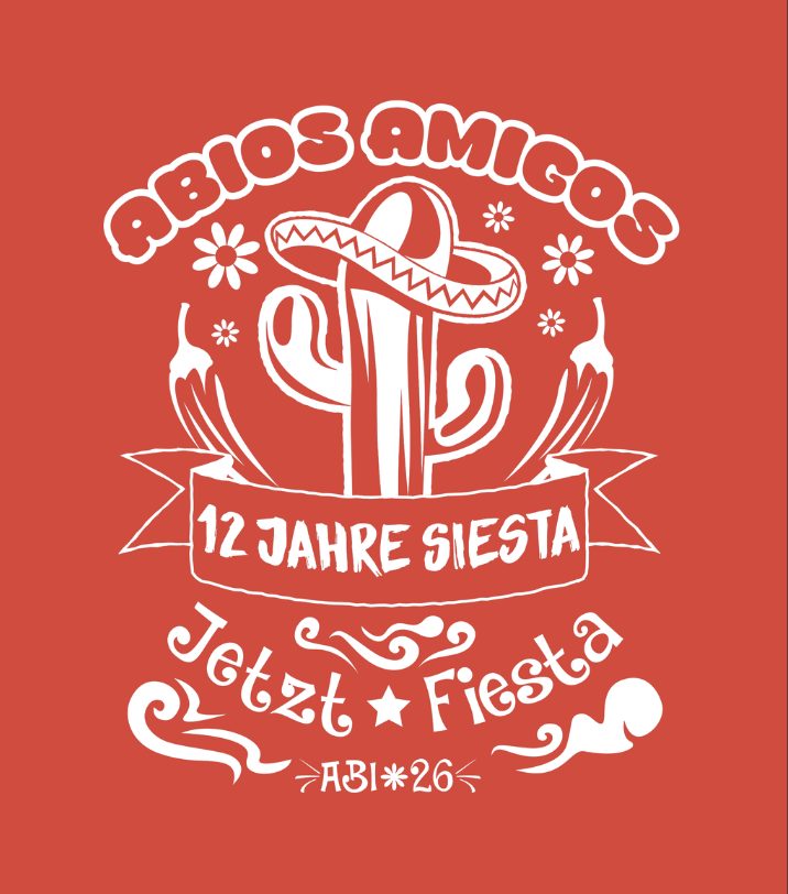 Abios Amigos – Kaktus Sombrero 12 Jahre Siesta Rot