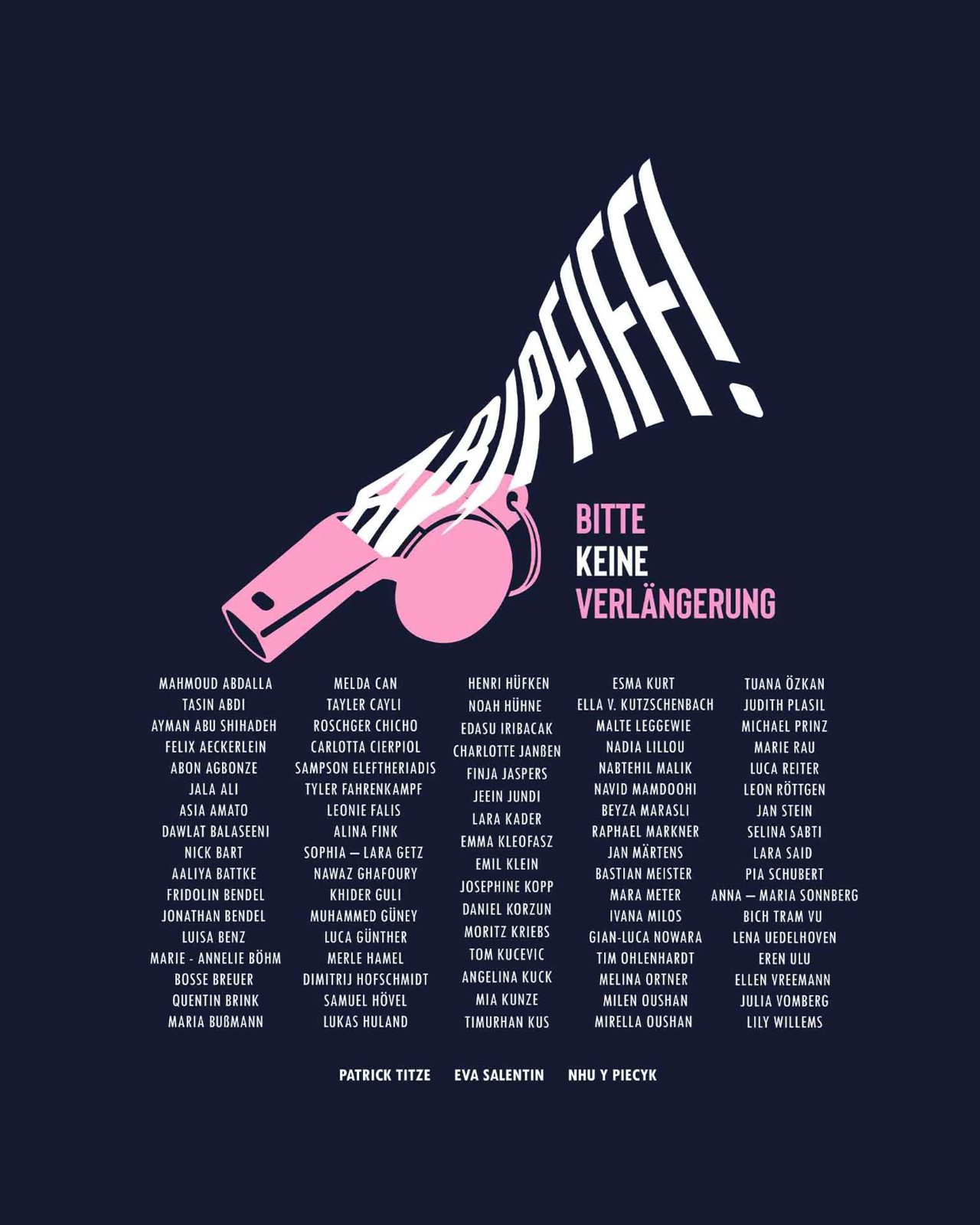 Abipfiff – Bitte keine Verlängerung