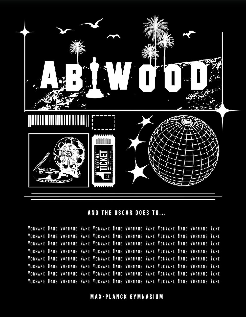 Abiwood – Oscar Globe Ticket Collage