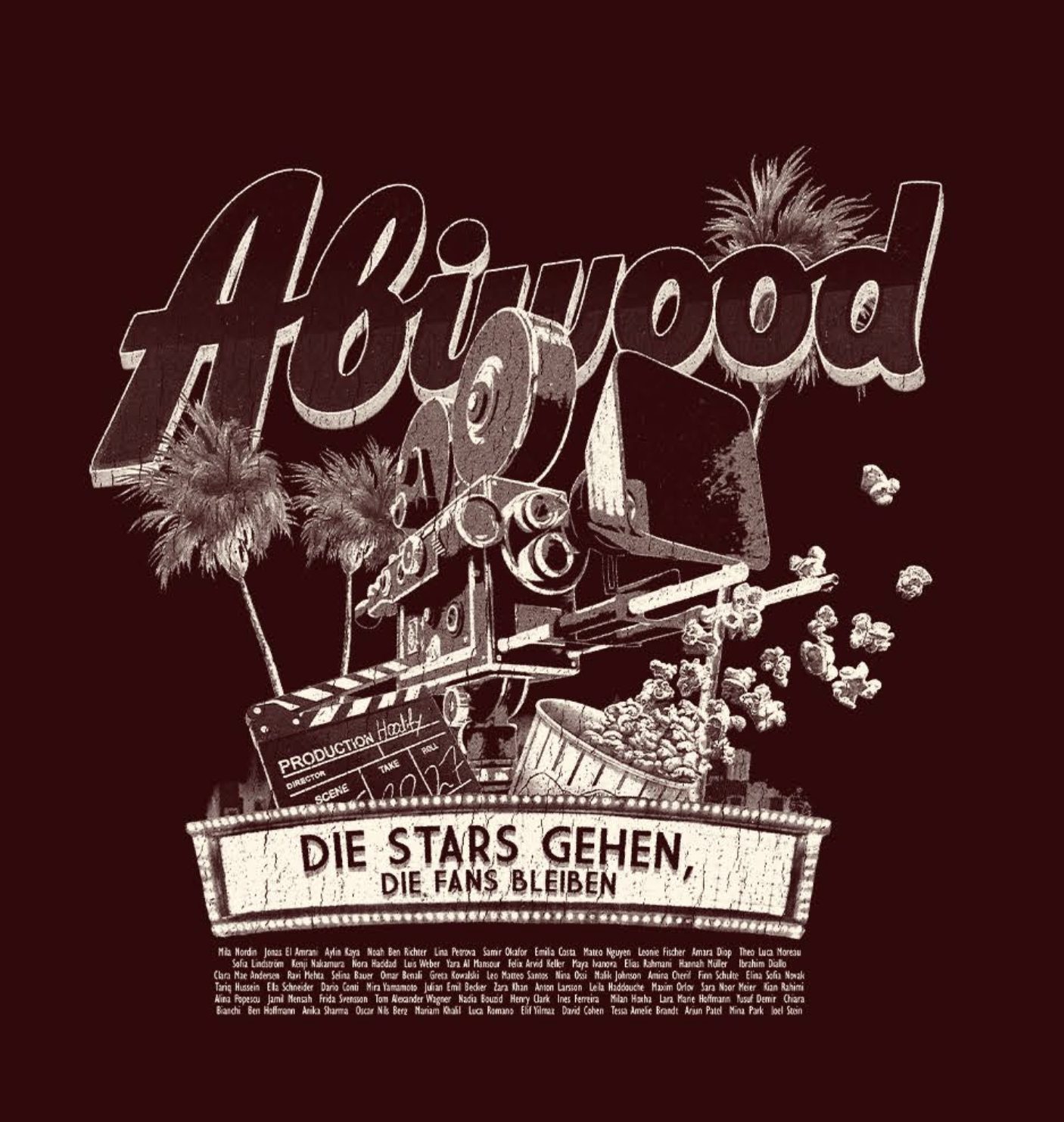 Abiwood – Vintage Filmkamera Popcorn Bordeaux