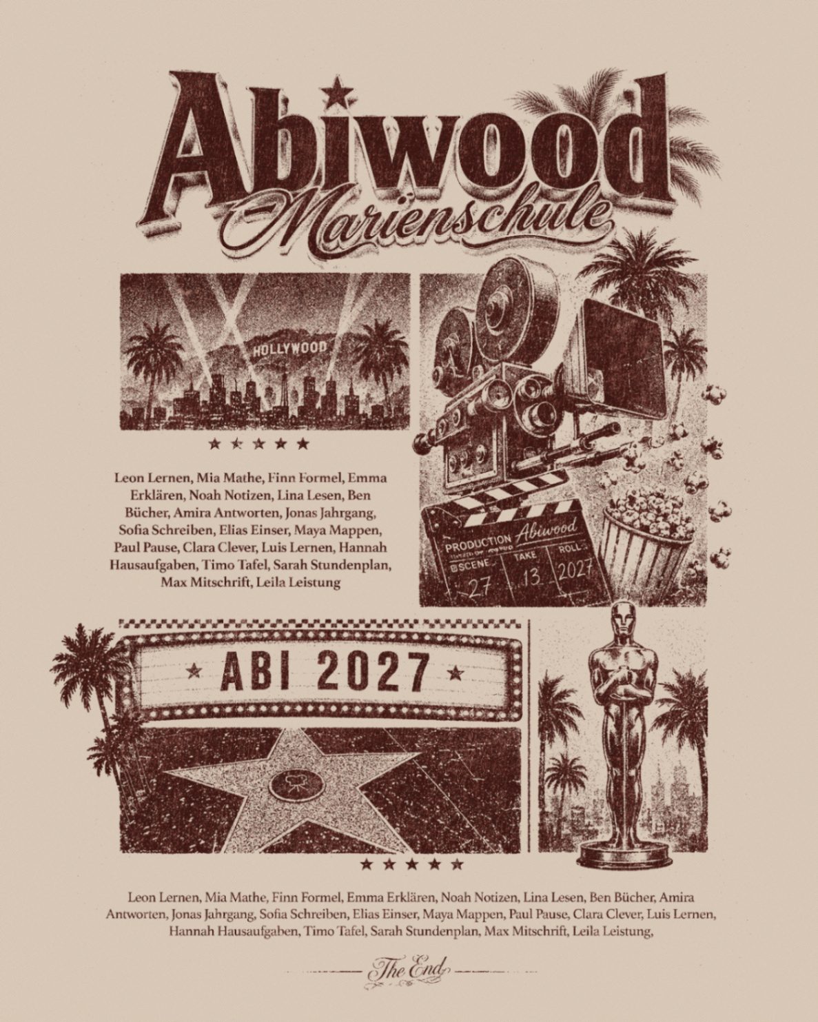 Abiwood Marienschule – Hollywood Collage
