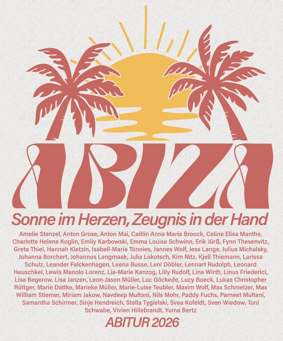 Abiza – Sonne Palmen Namensliste Abitur 2026