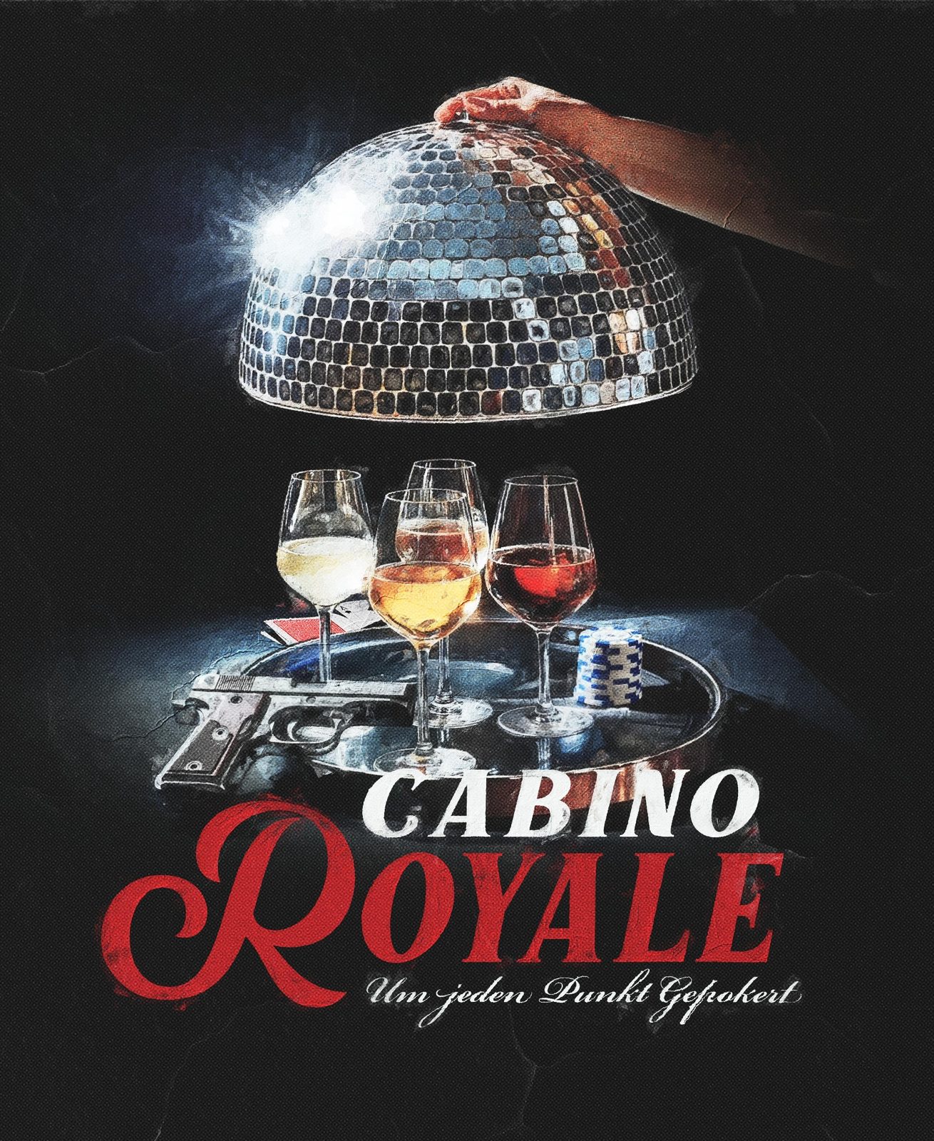 Cabino Royale – Movie Poster Disco Ball Weingläser