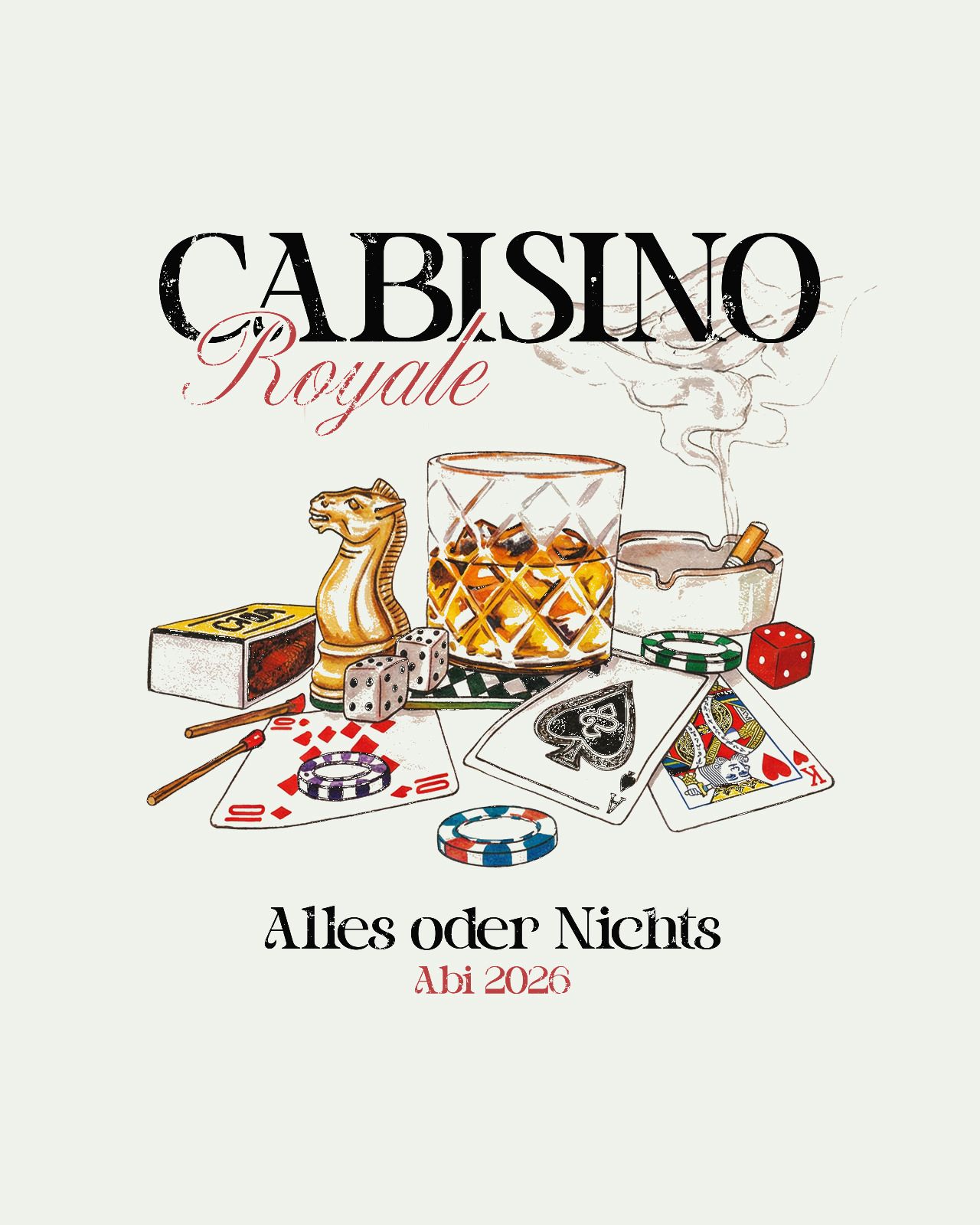 Cabisino Royale – Watercolor Whiskey Zigarre Alles oder Nichts